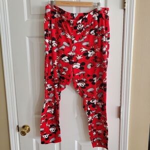 Disney Velour Mickey Soft lounge Pants size 2X